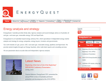 Tablet Screenshot of energyquest.com.au